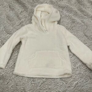 Carters 2T‎ White Hooded Fleece Sweatshirts with Front Pocket